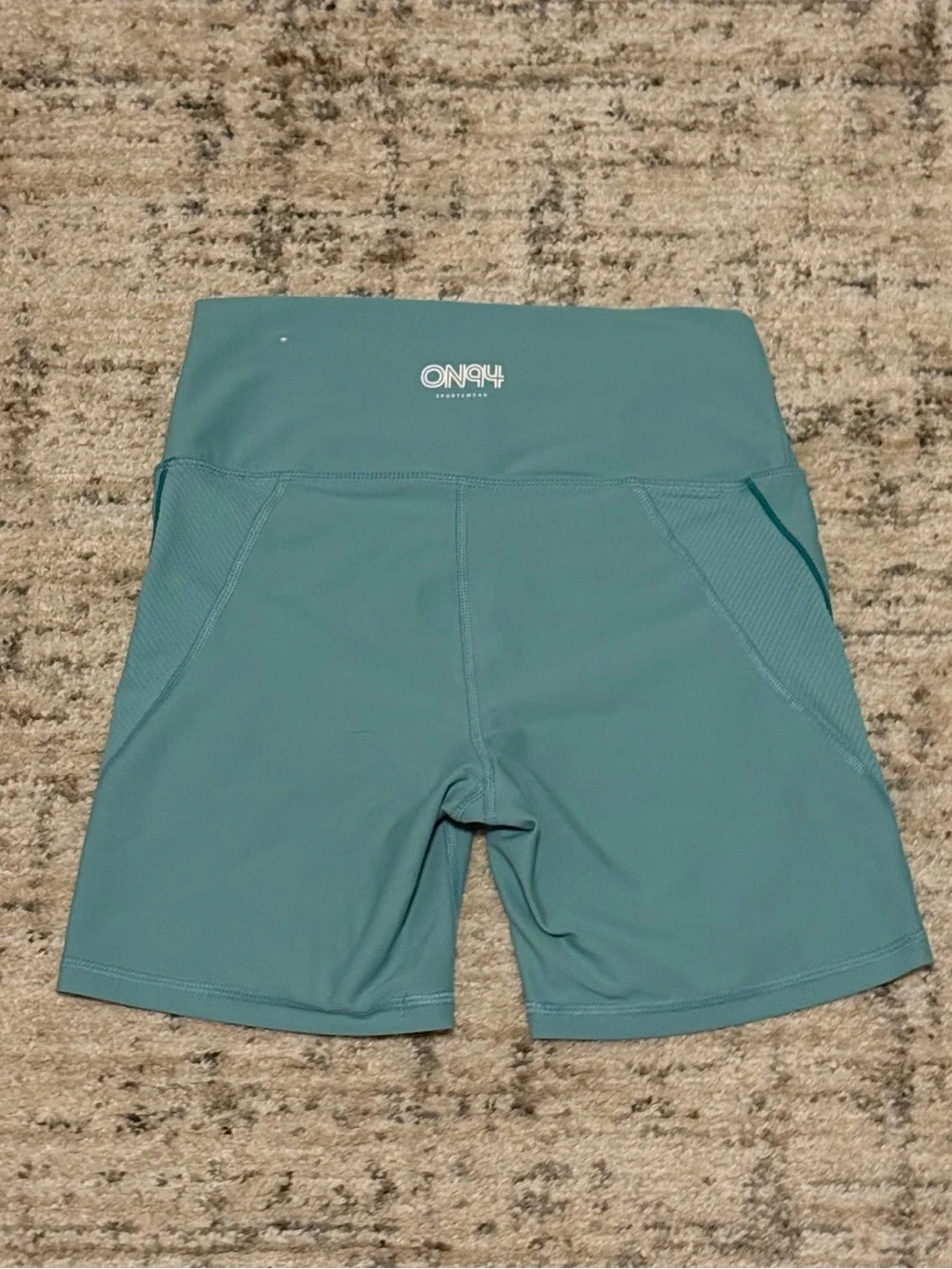 Old Navy Seafoam High-Rise Bike Short | S